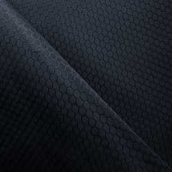 Ткань Оксфорд 300D PU Рип-Стоп СОТЫ, цвет Черный (на отрез)  в Серове