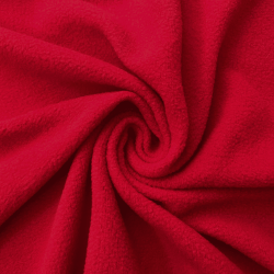 Флис Односторонний 130 гр/м2, цвет Красный (на отрез)  в Серове