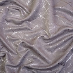 Ткань Блэкаут для штор светозатемняющая 75% &quot;Ледовое тиснение  Серый&quot;   в Серове
