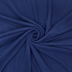 Флис Односторонний 130 гр/м2, цвет Темно-синий (на отрез)  в Серове