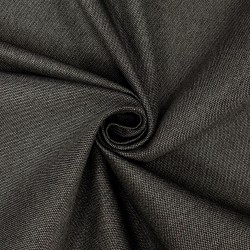 Ткань Рогожка (мебельная), цвет Тёмно-Серый (на отрез)  в Серове