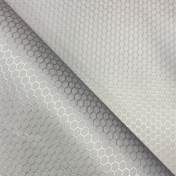 Ткань Оксфорд 300D PU Рип-Стоп СОТЫ, цвет Светло-Серый (на отрез)  в Серове