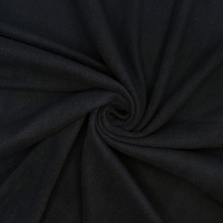 Флис Односторонний 130 гр/м2, цвет Черный (на отрез)  в Серове