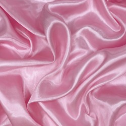 Ткань Атлас-сатин, цвет Розовый (на отрез)  в Серове
