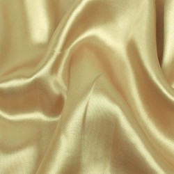 Ткань Атлас-сатин ЛЮКС, цвет Золотой (на отрез)  в Серове