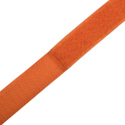 Контактная лента 25мм цвет Оранжевый (велькро-липучка, на отрез)  в Серове