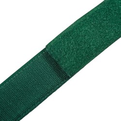 Контактная лента 40мм (38мм)  Зелёный (велькро-липучка, на отрез)  в Серове