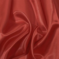 Ткань Атлас-сатин, цвет Красный (на отрез)  в Серове