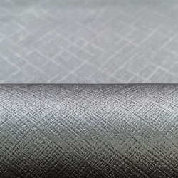Ткань Блэкаут для штор светозатемняющая 100% &quot;Орнамент Серый&quot; (на отрез)  в Серове